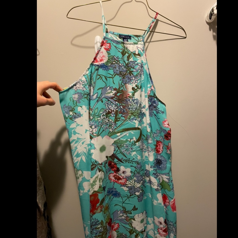 Blue Floral Dress